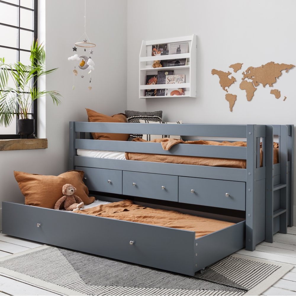 low sleeper cabin bed with storage
