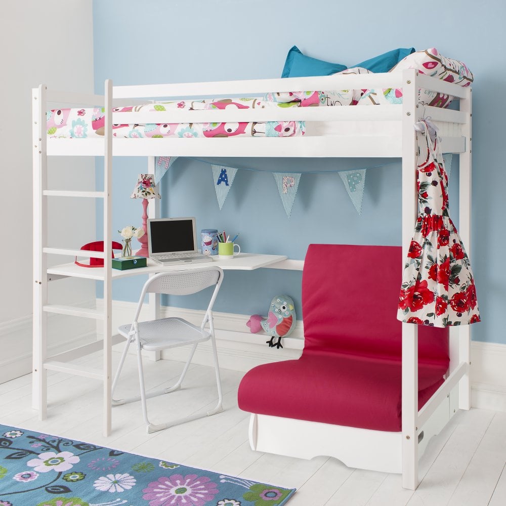 bunk bed with pull out sofa bed