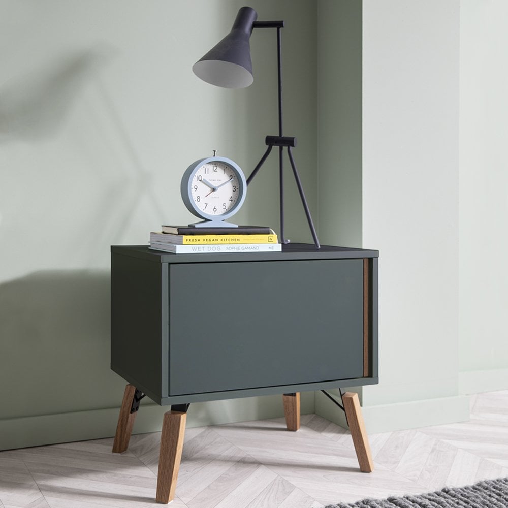 Otto Bedside Table in Grey Noa & Nani