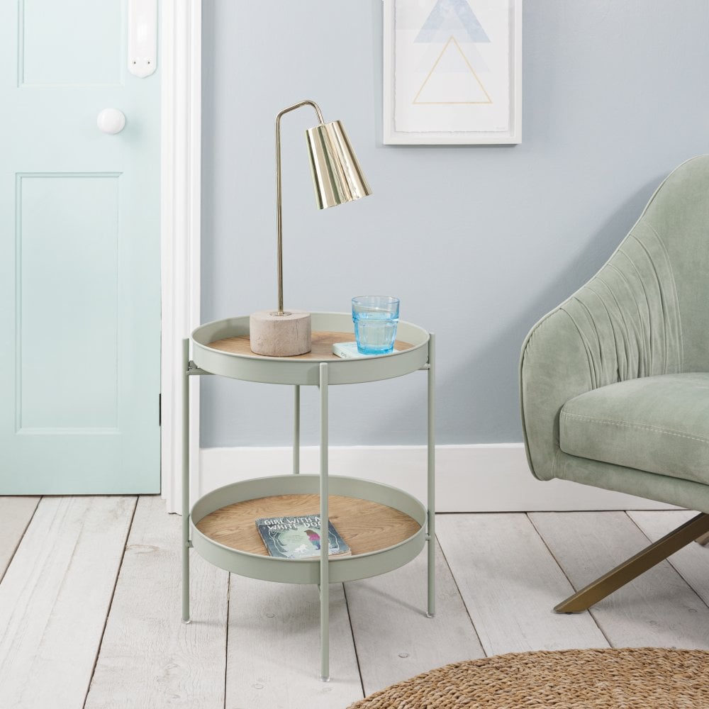 Solna Large Side Table in Light Green Nöa & Nani