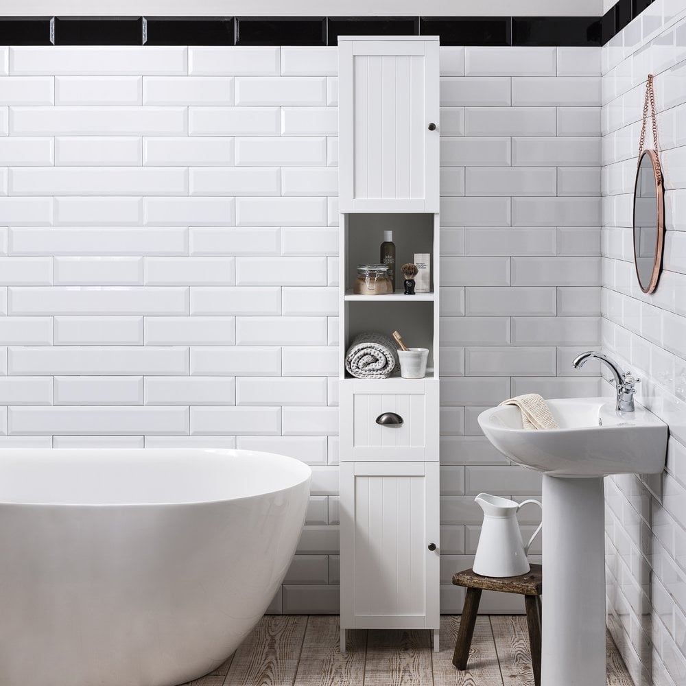 Stow Tallboy Bathroom Hallway Storage Unit Nöa & Nani