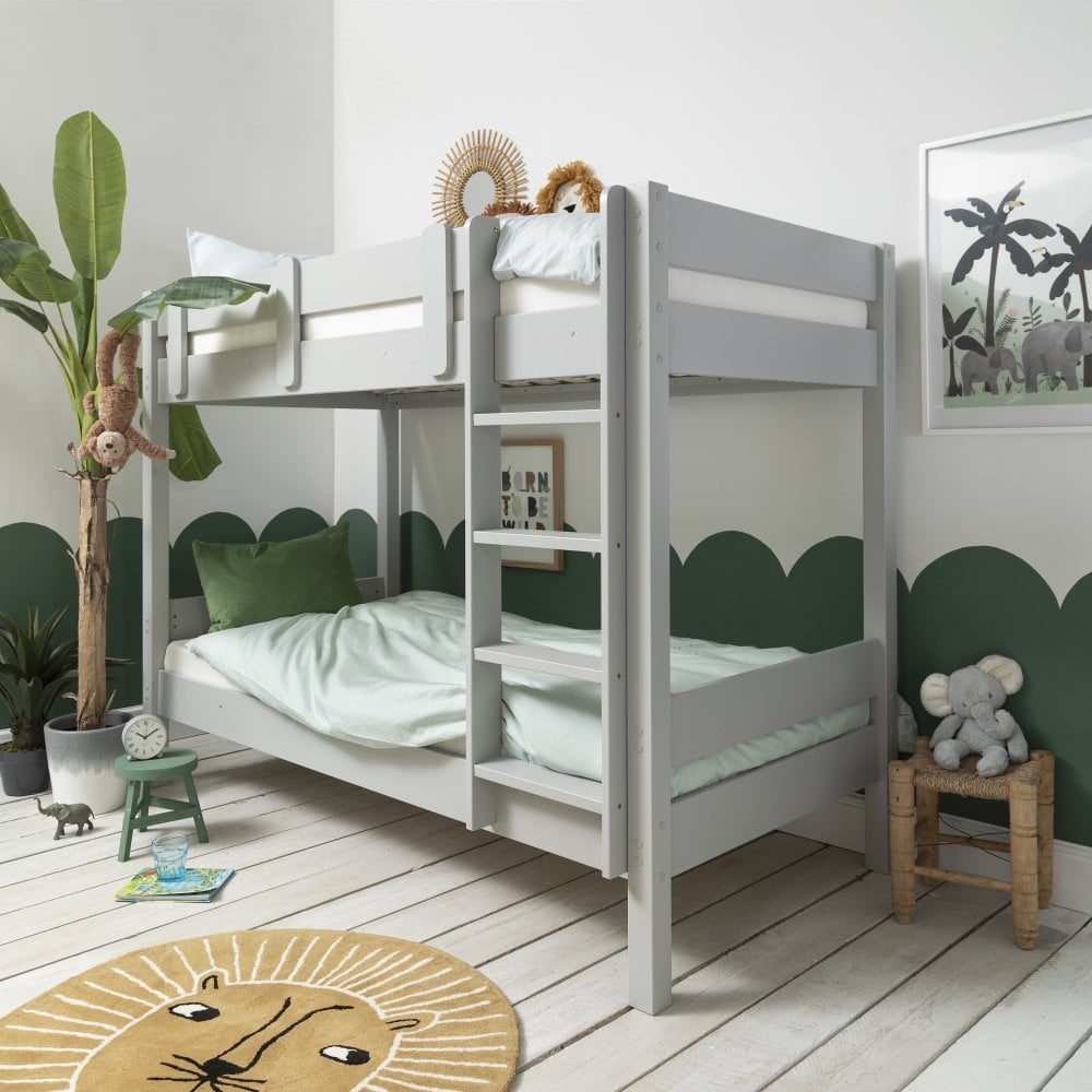 Una Bunk Bed Contemporary in Silk Grey